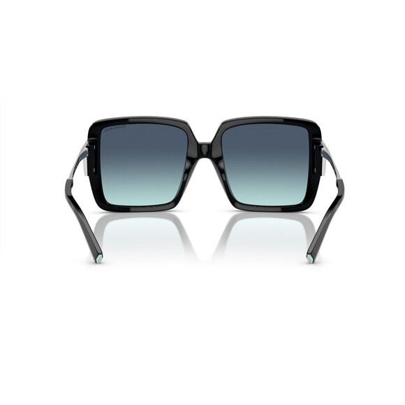 New TIFFANY Black Square TF4212U 8342/9S Sunglasses Women - Picture 5 of 6